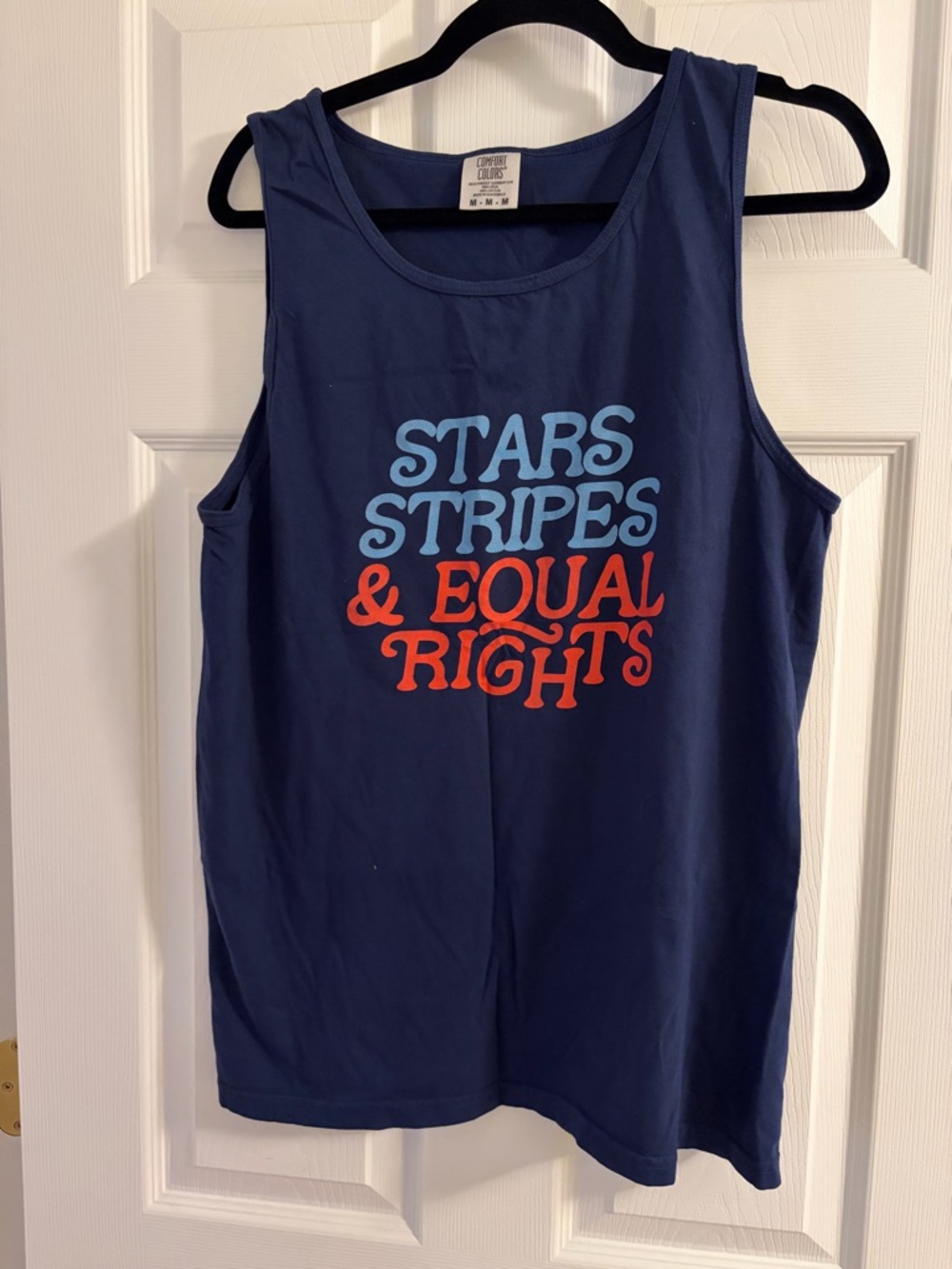 Stars Stripes & Equal Rights tank, size M